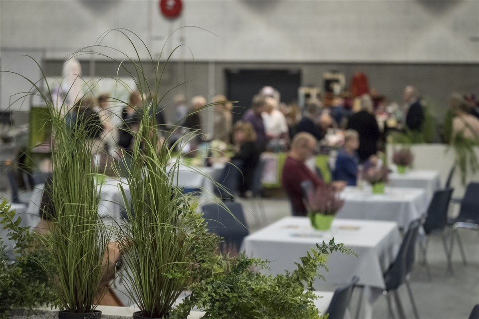 Cafeområde indrettes efter ønske i hallerne